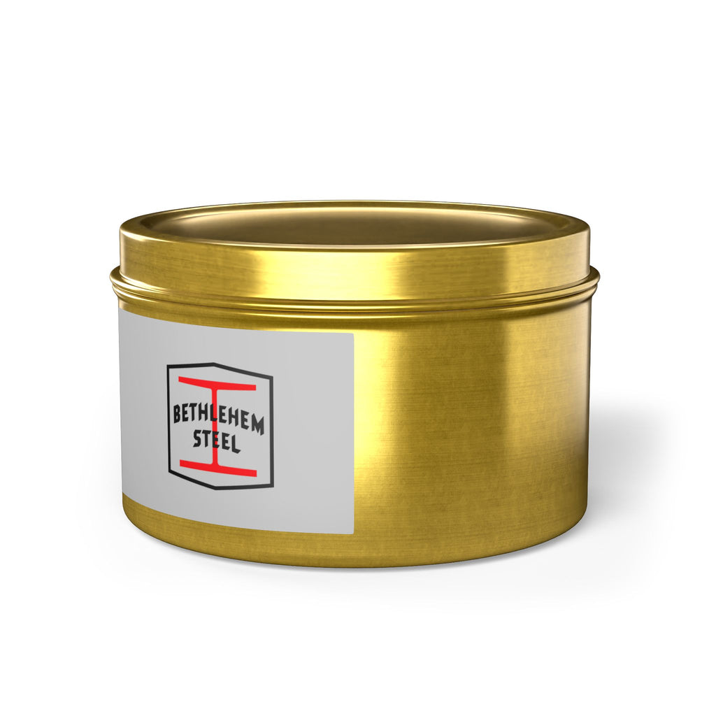 Bethlehem Steel Tin Candle