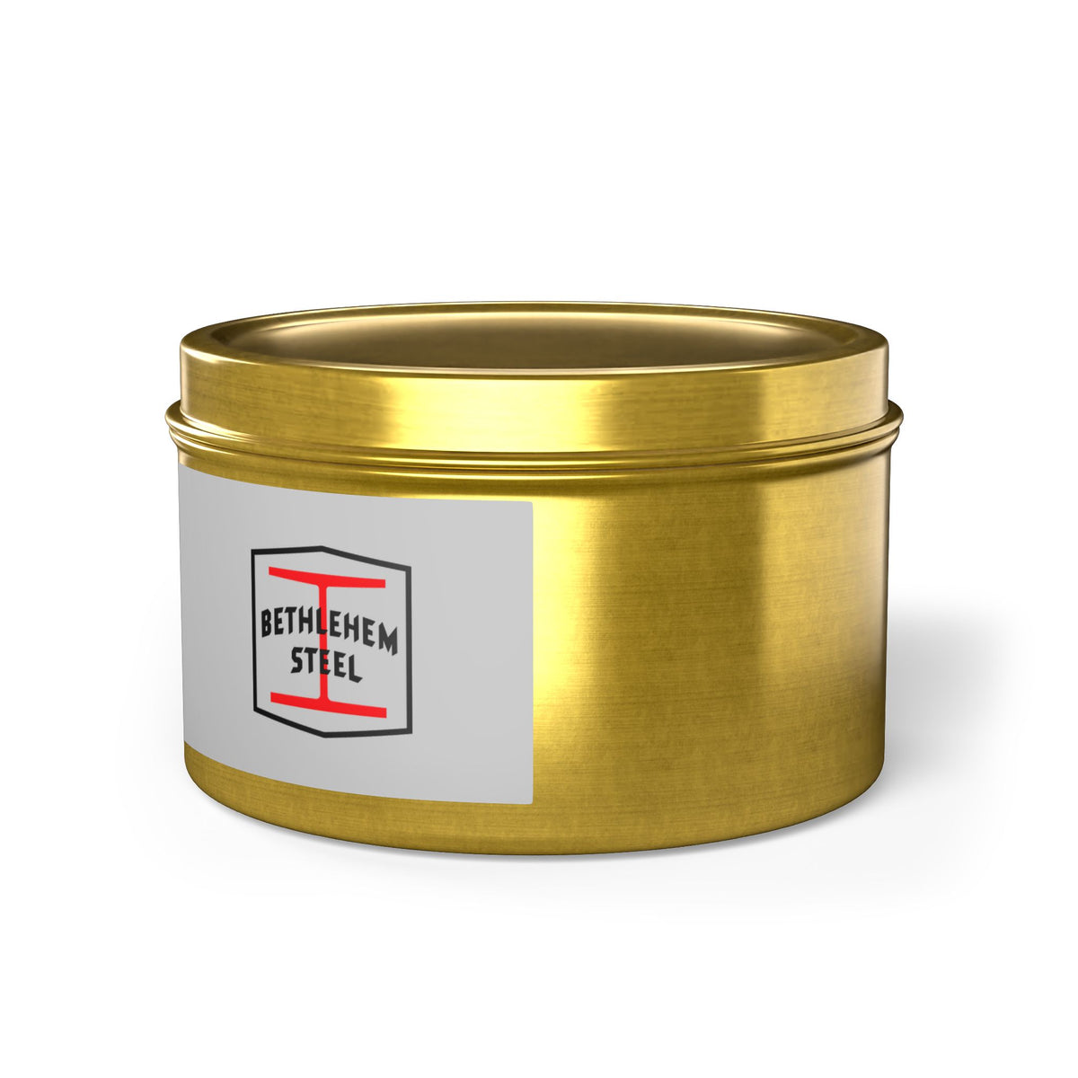 Bethlehem Steel Tin Candle