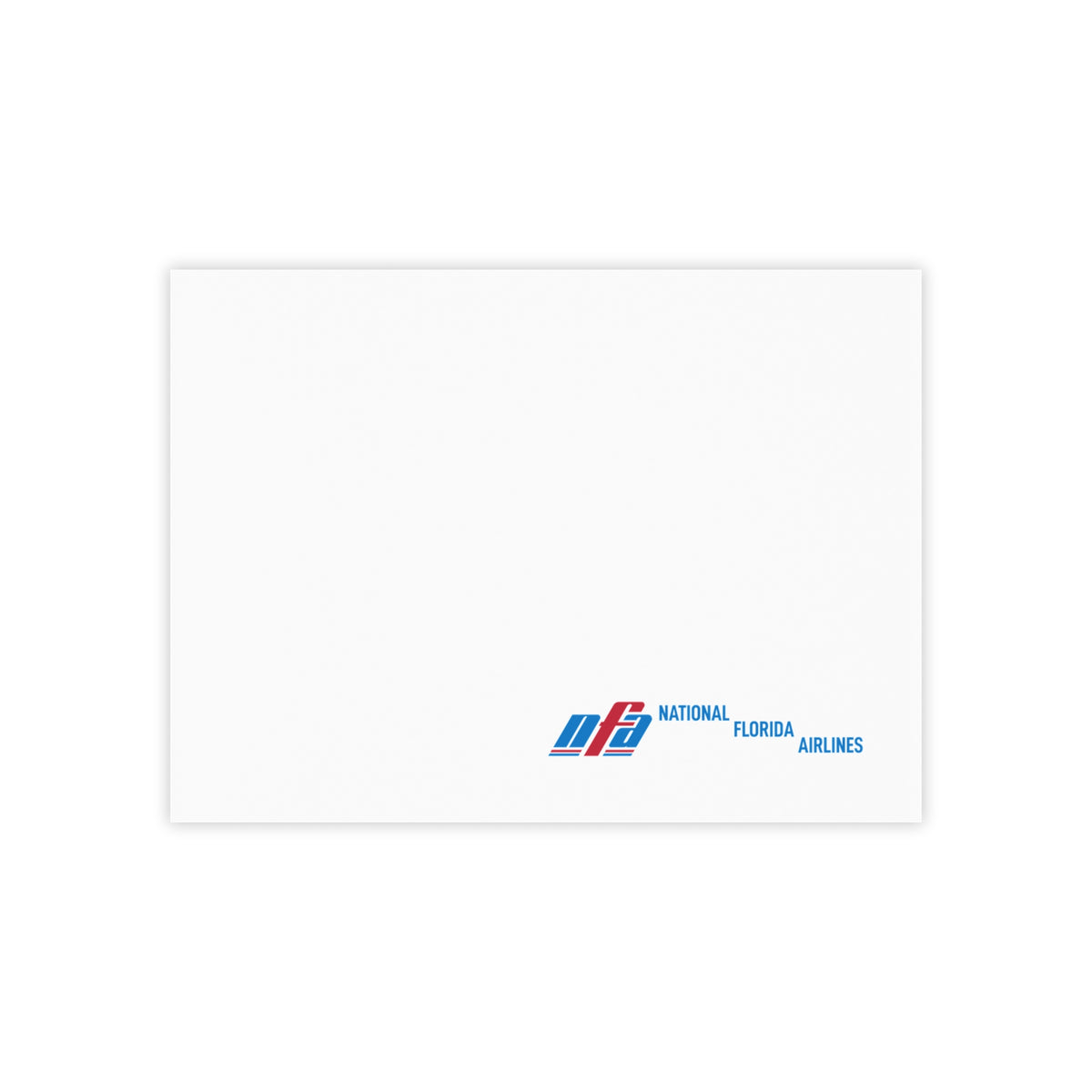 National Florida Airlines Sticky Post-it Note Pad