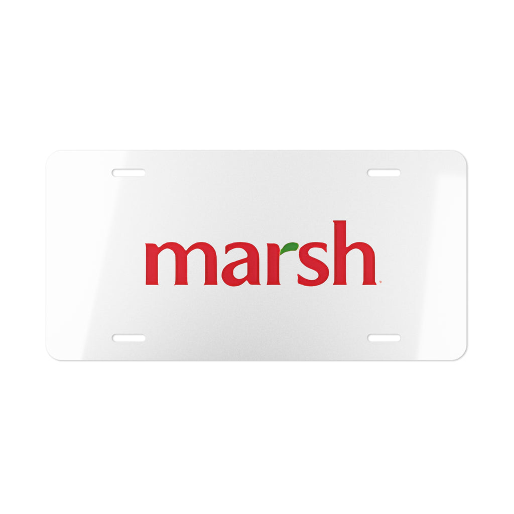 Marsh Supermarkets Vanity License Plate