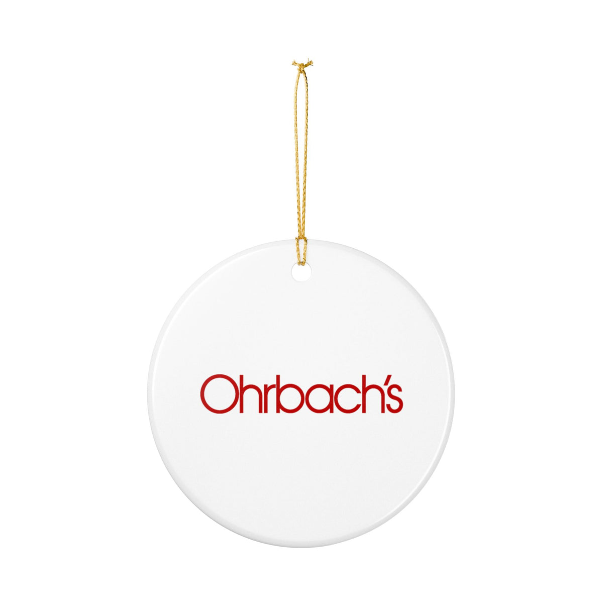 Ohrbach's Ceramic Ornament