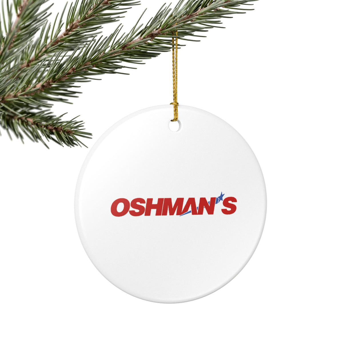 Oshman's Sporting Goods Ceramic Ornament