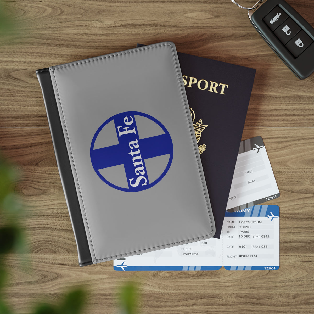 Atchison Topeka and Santa Fe Railway Passport Cover
