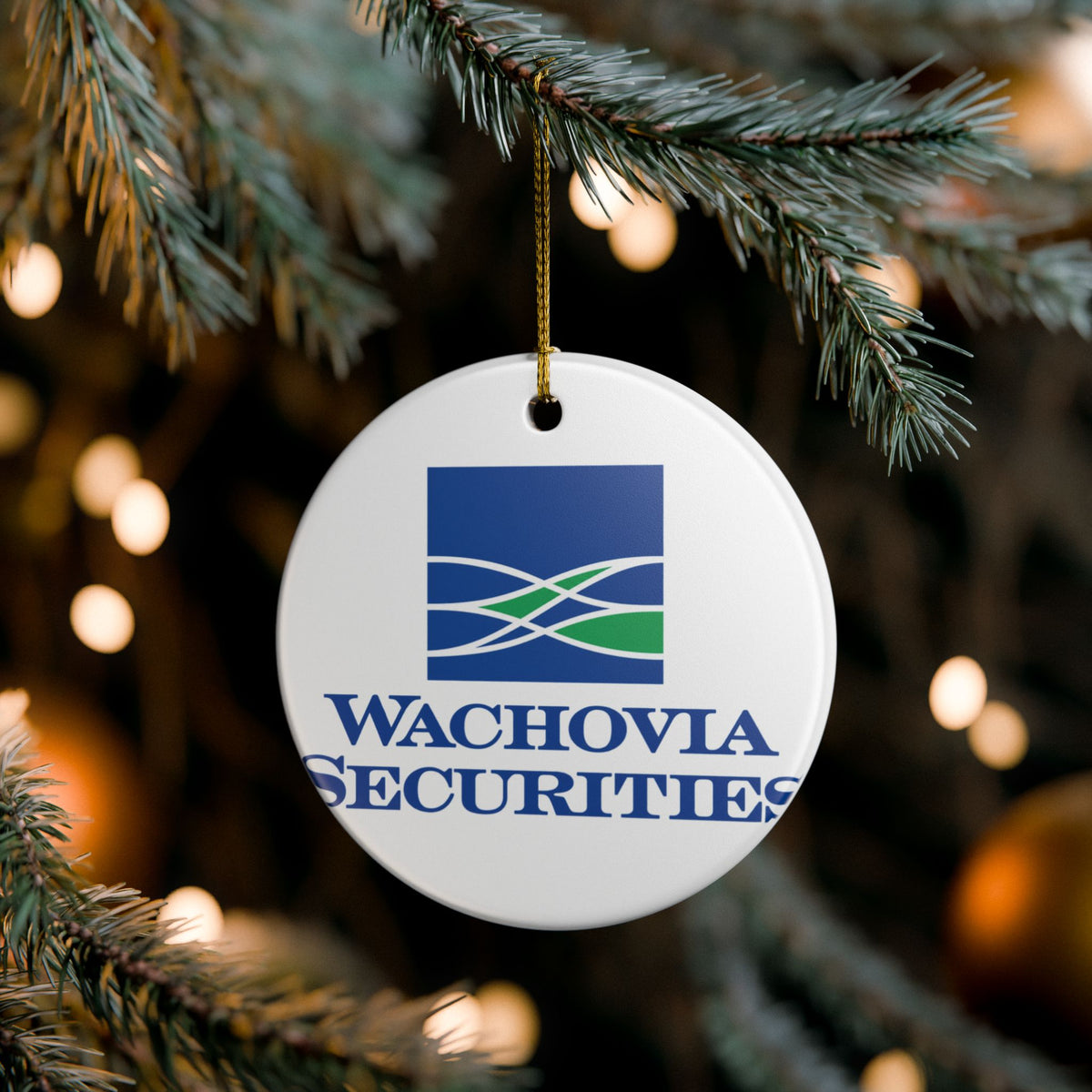 Wachovia Securities Ceramic Ornament