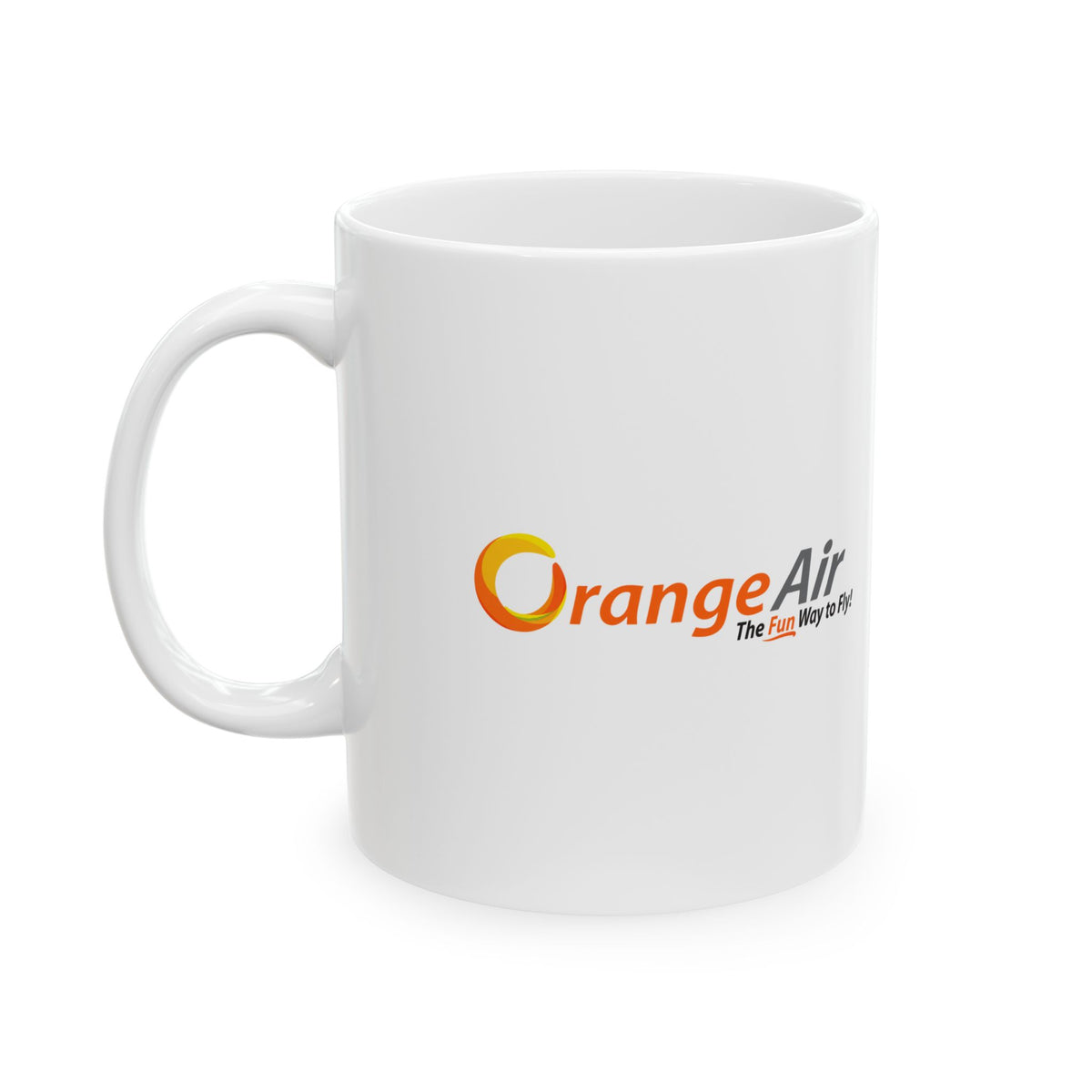 Orange Air Ceramic Coffee Mug