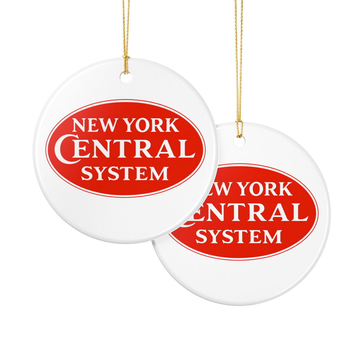 New York Central Railroad Ceramic Ornament