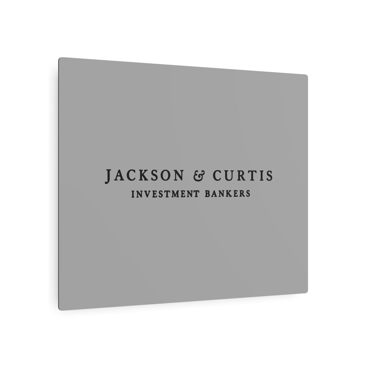 Jackson & Curtis Metal Sign