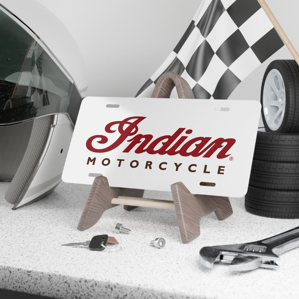 Indian Motorcycle Vanity License Plate