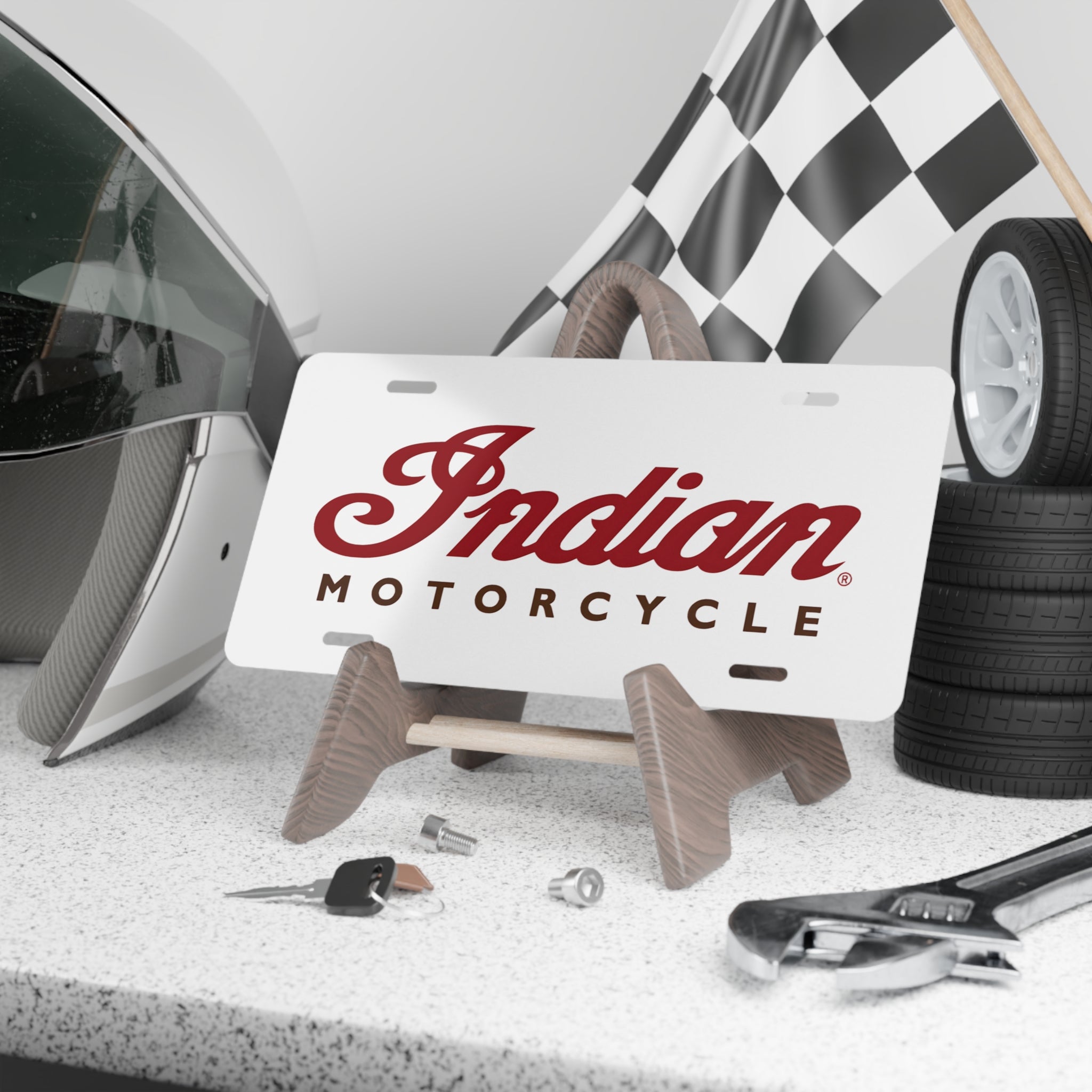 Indian Motorcycle Vanity License Plate