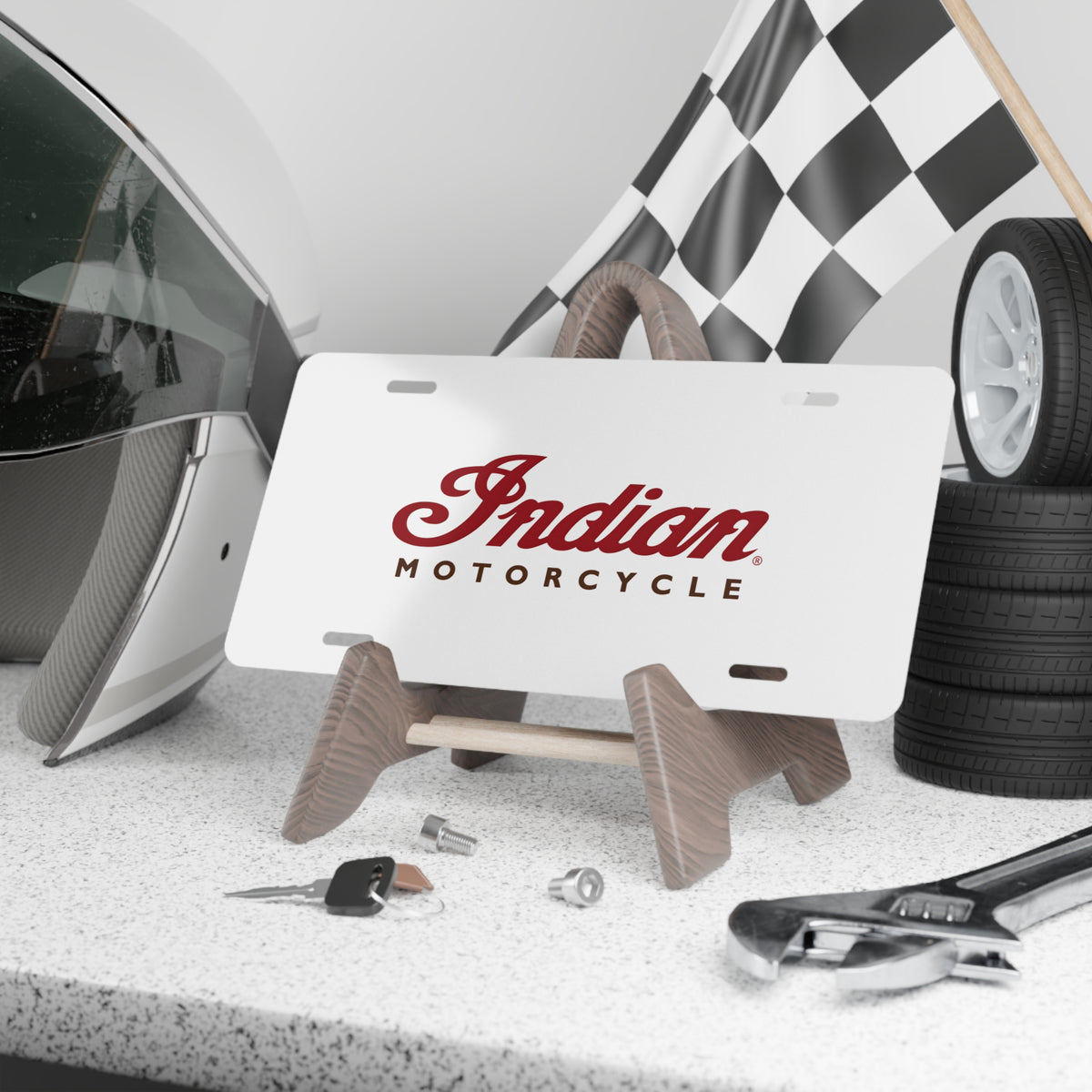 Indian Motorcycle Vanity License Plate