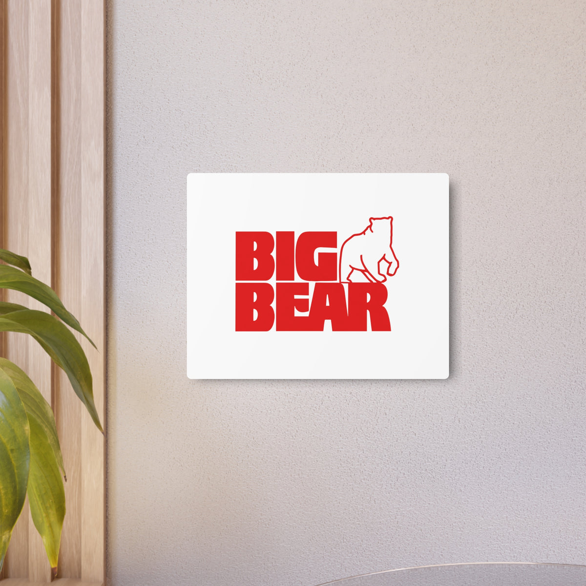 Big Bear Stores Metal Sign