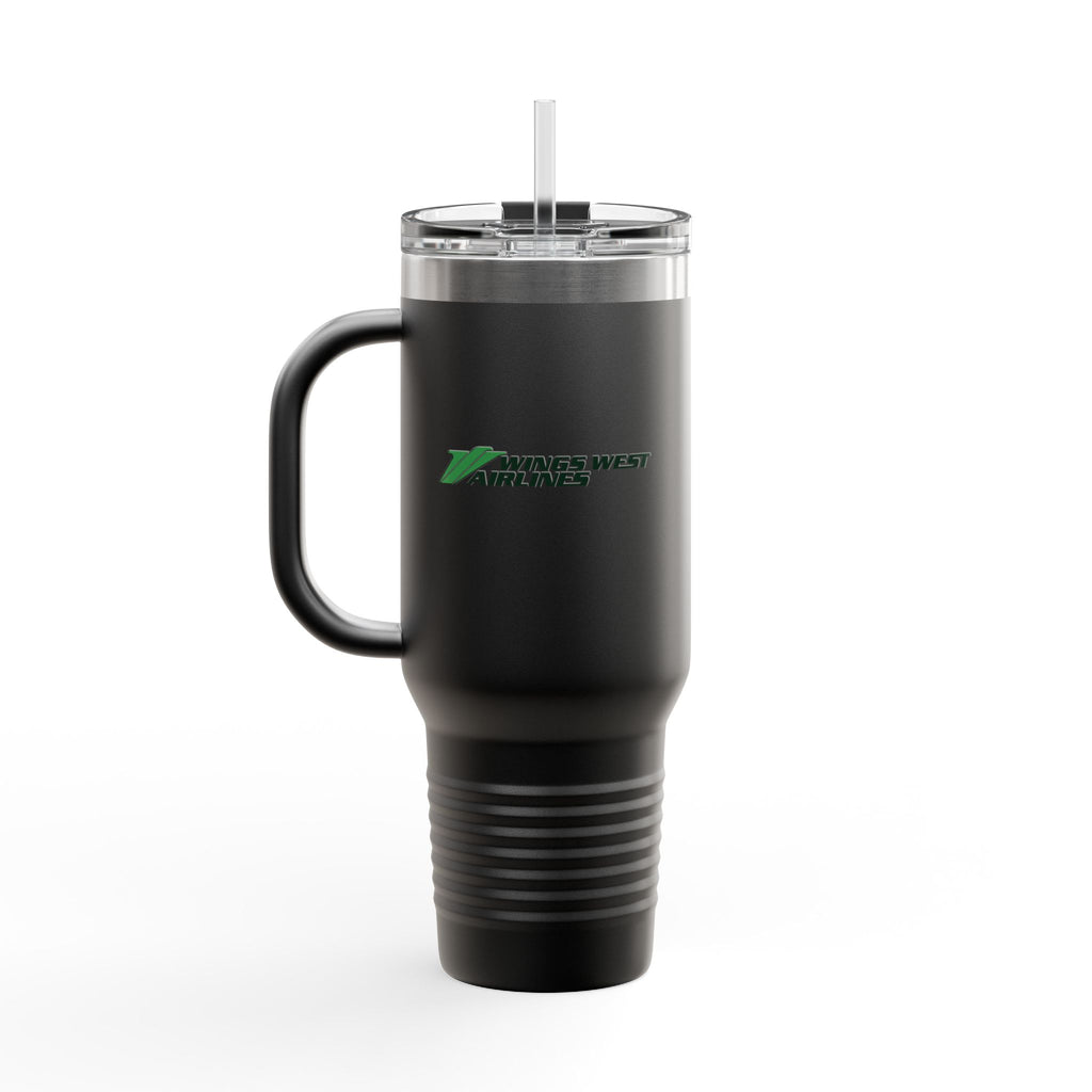 Wings West Airlines 40oz Insulated Travel Mug Stainless Tumbler