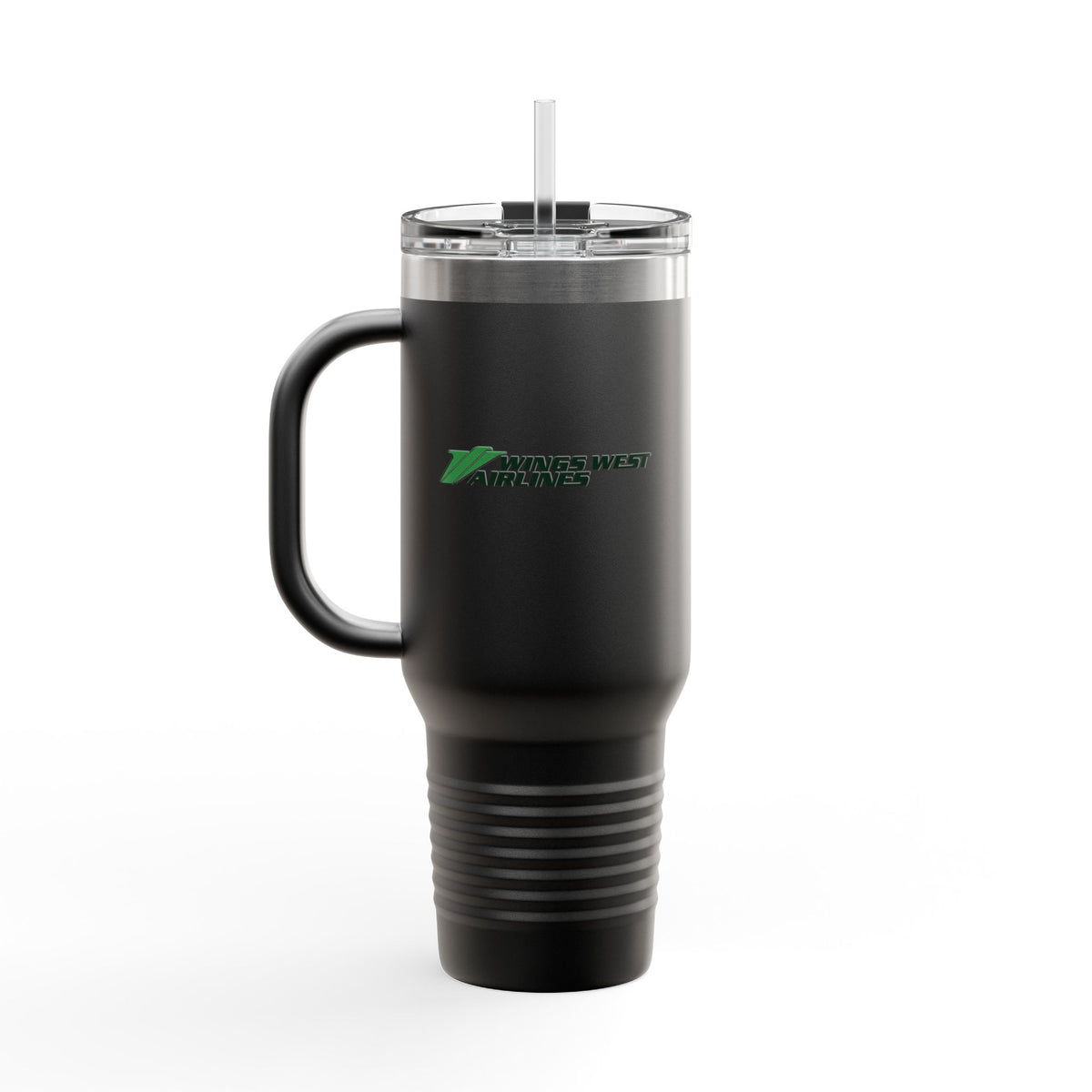 Wings West Airlines 40oz Insulated Travel Mug Stainless Tumbler