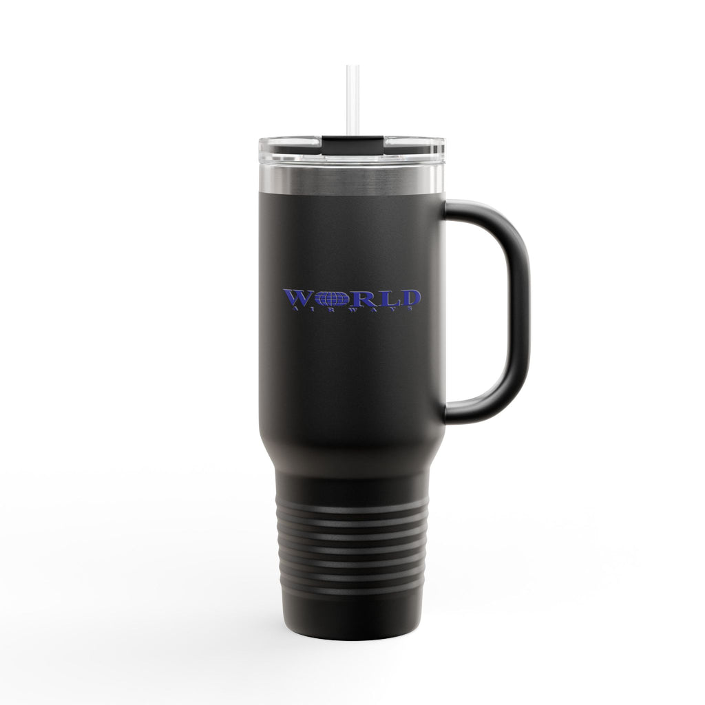 World Airways 40oz Insulated Travel Mug Stainless Tumbler