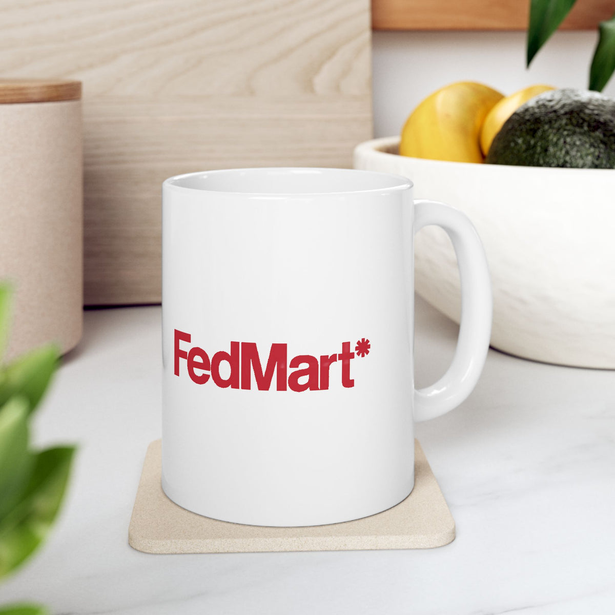FedMart Ceramic Coffee Mug