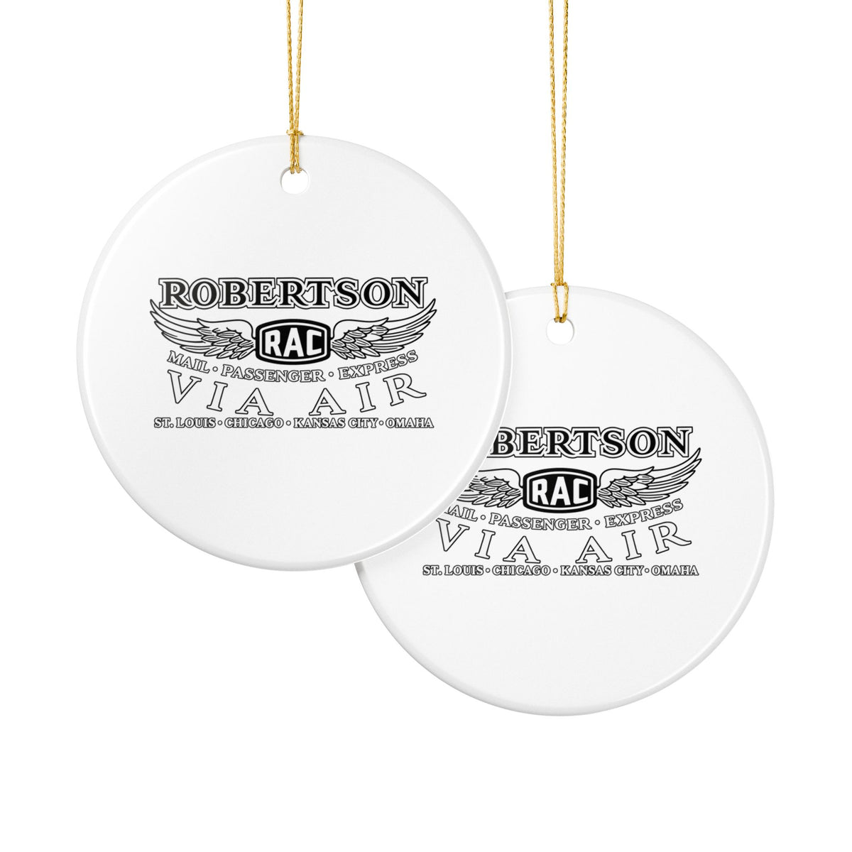 Robertson Aircraft Ceramic Ornament