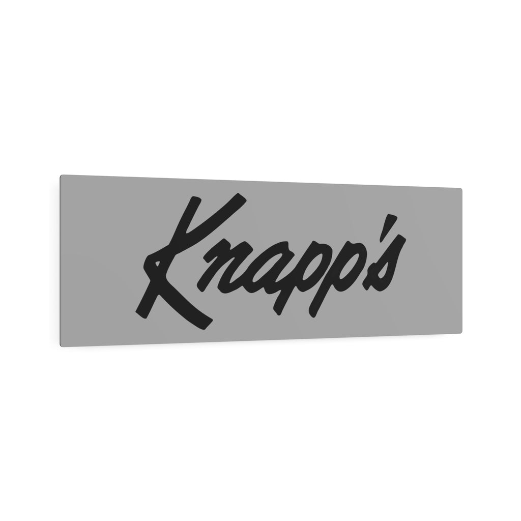 J. W. Knapp Company Metal Sign