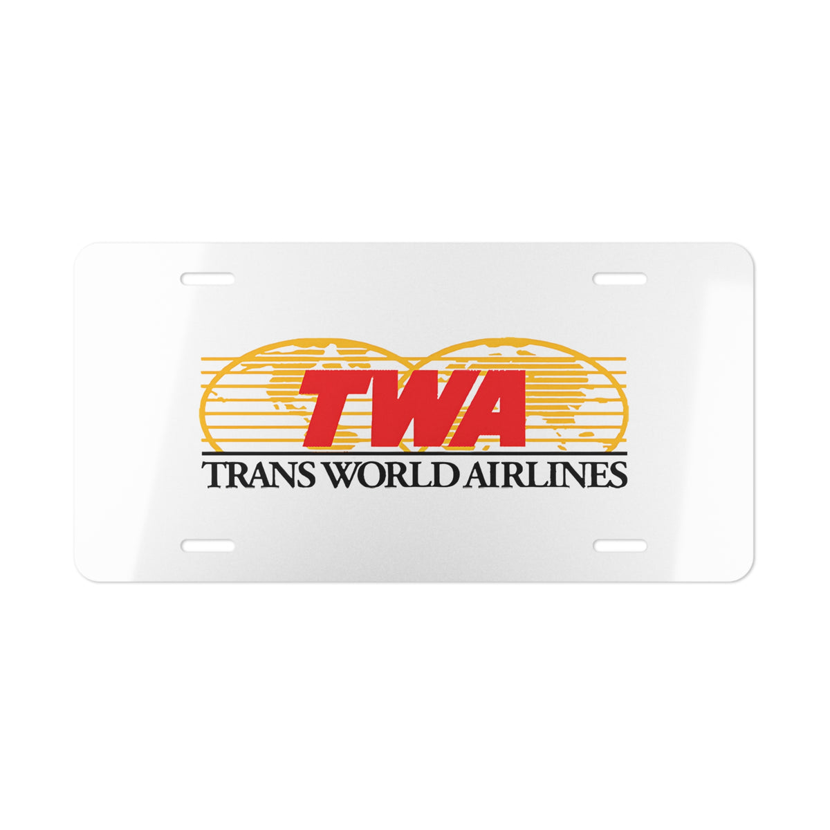 Trans World Airlines (TWA) Vanity License Plate