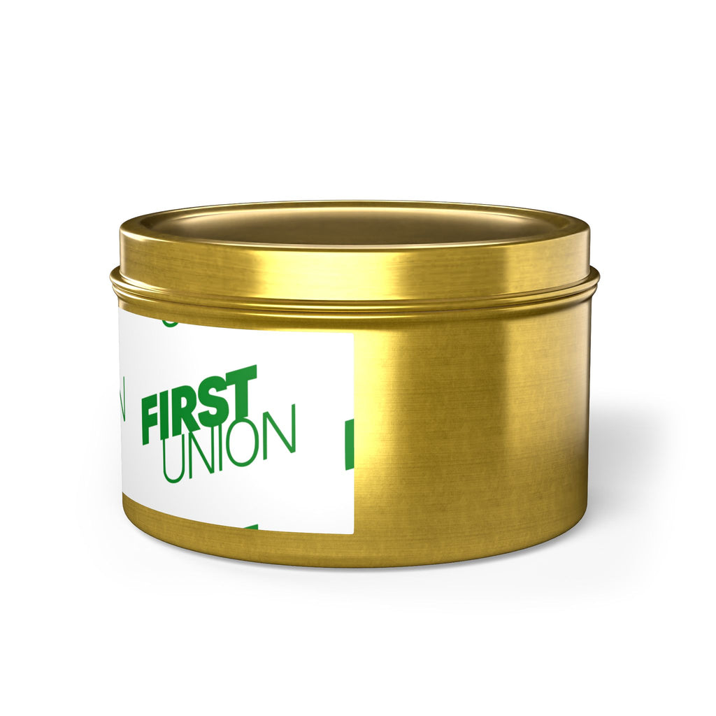 First Union Tin Candle