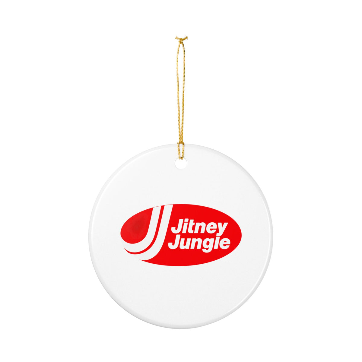 Jitney Jungle Ceramic Ornament