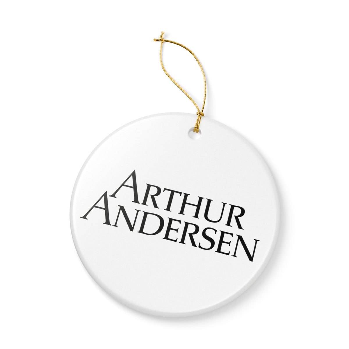 Arthur Andersen Ceramic Ornament