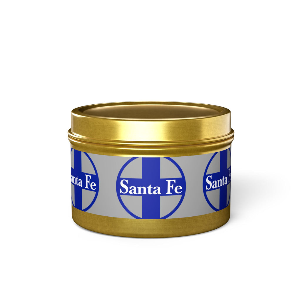Atchison Topeka and Santa Fe Railway Tin Candle