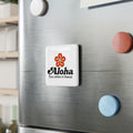 Aloha Airlines Square Porcelain Fridge Magnet