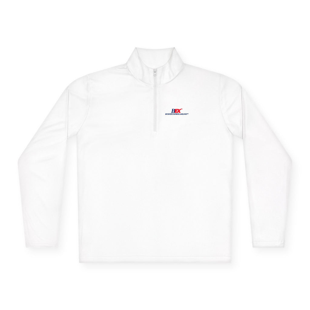 Business Express Airlines Unisex Quarter Zip Pullover