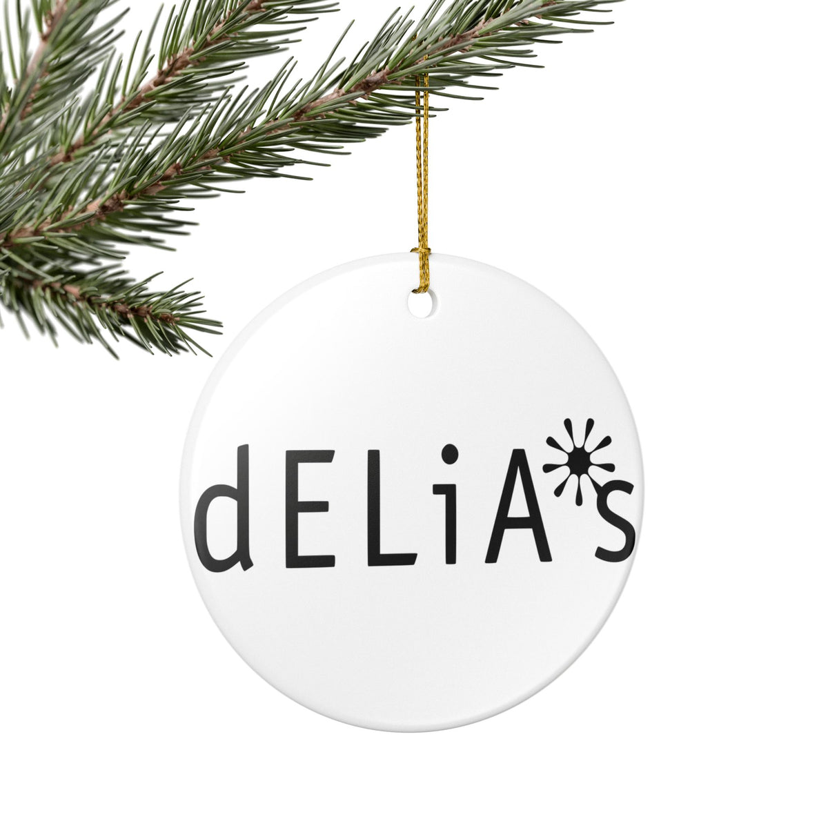 Delia's Ceramic Ornament