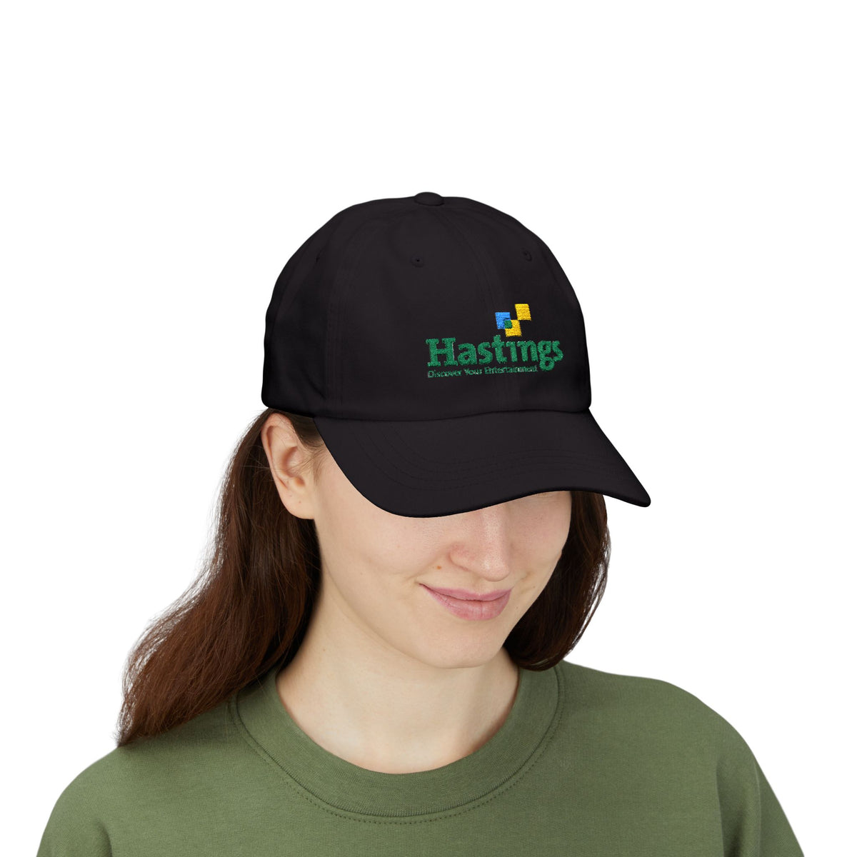 Hastings Entertainment Embroidered Dad Cap Hat