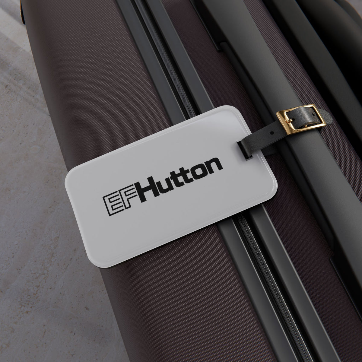 E. F. Hutton Luggage Tag