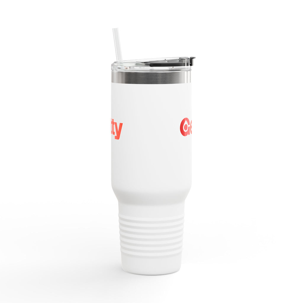 Getty Oil 40oz Insulated Travel Mug Stainless Tumbler