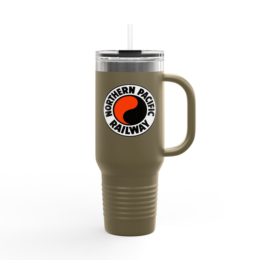 Northern Pacific Railway 40oz Insulated Travel Mug Stainless Tumbler