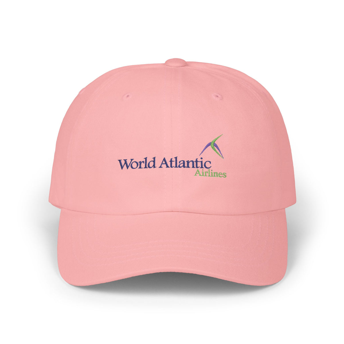 World Atlantic Airlines Embroidered Dad Cap Hat