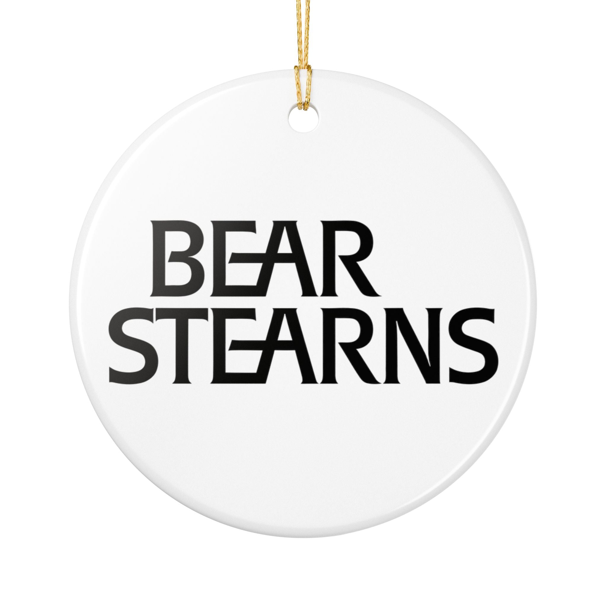 Bear Stearns Ceramic Ornament