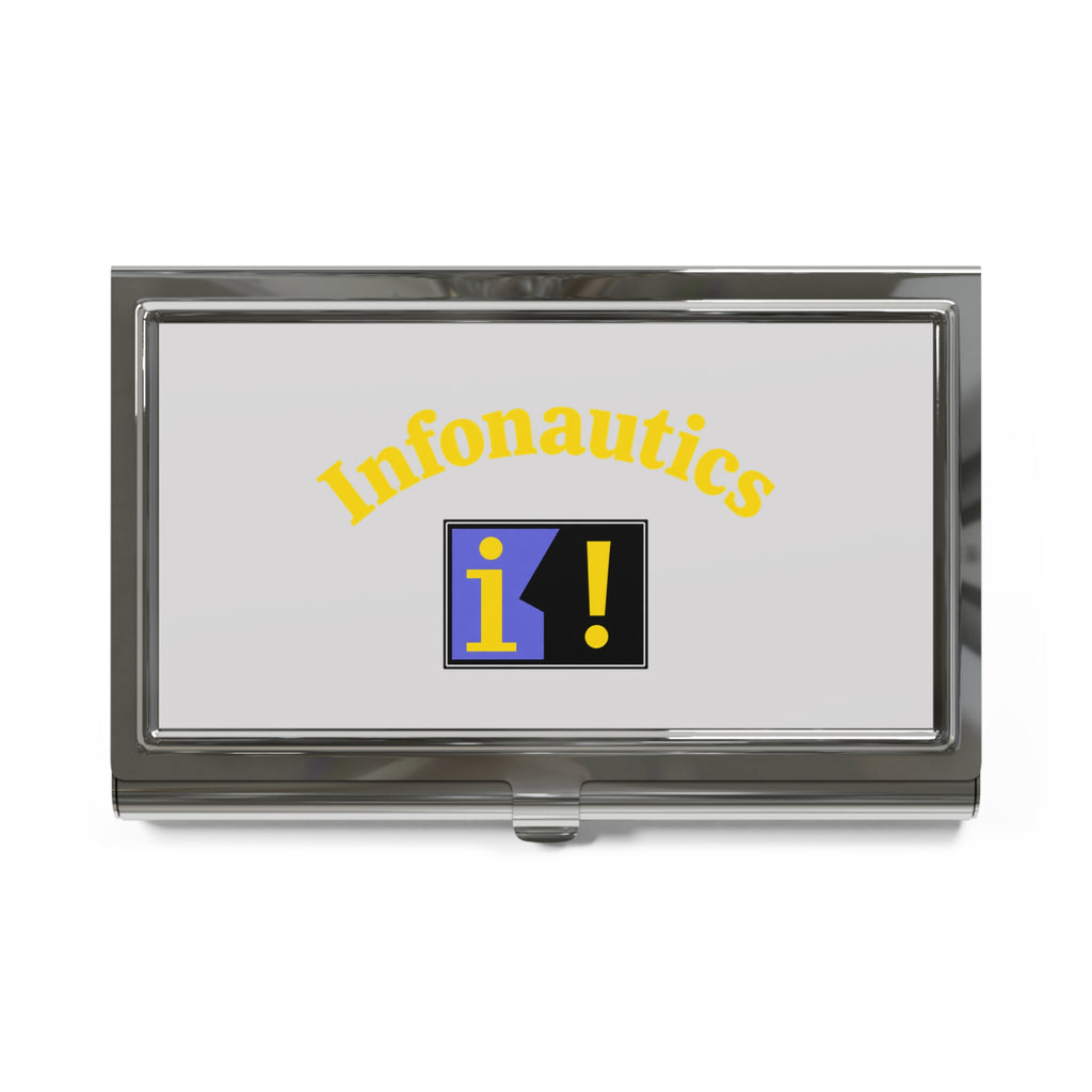 Infonautics Metal Business Card Holder