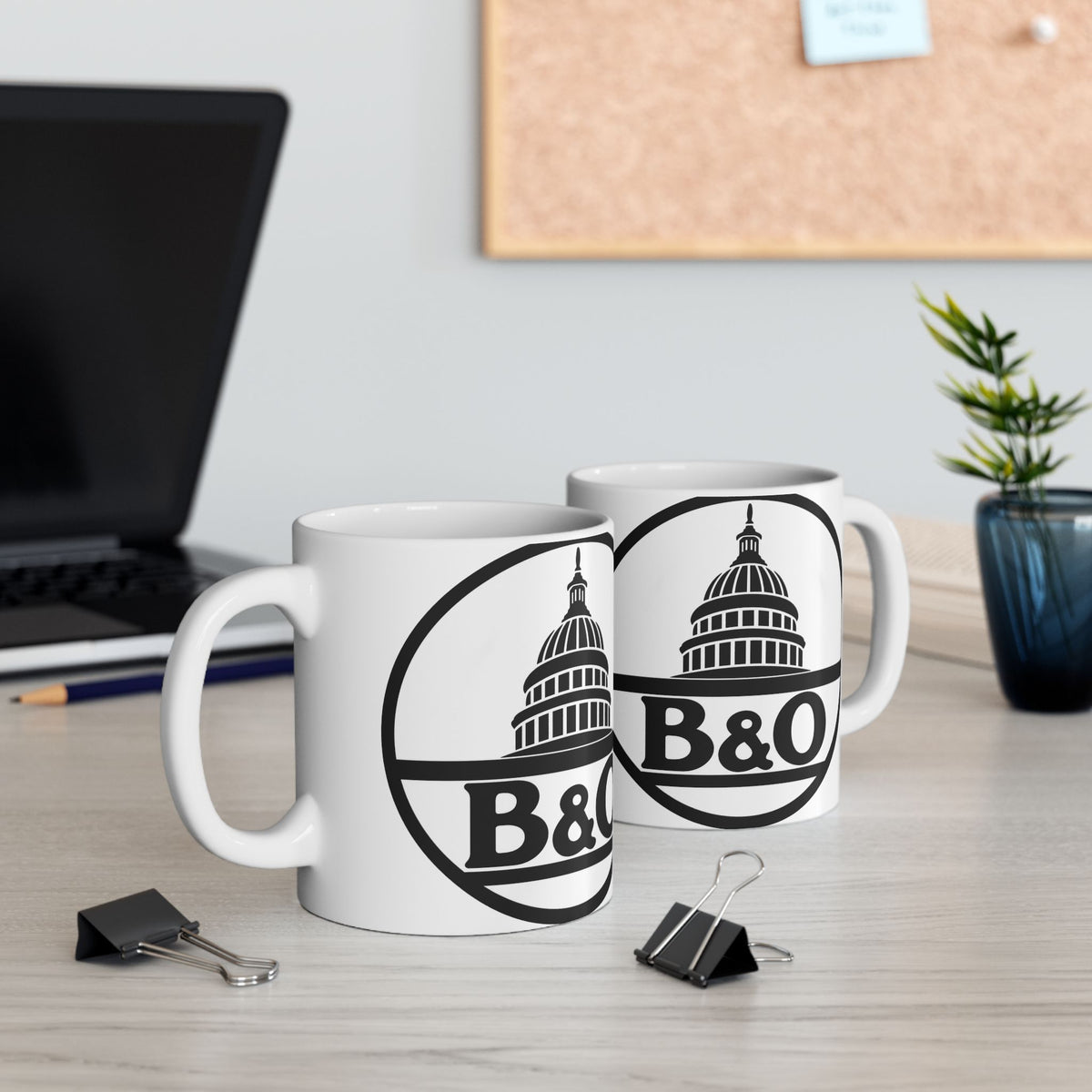 Baltimore and Ohio Railroad Ceramic Coffee Mug