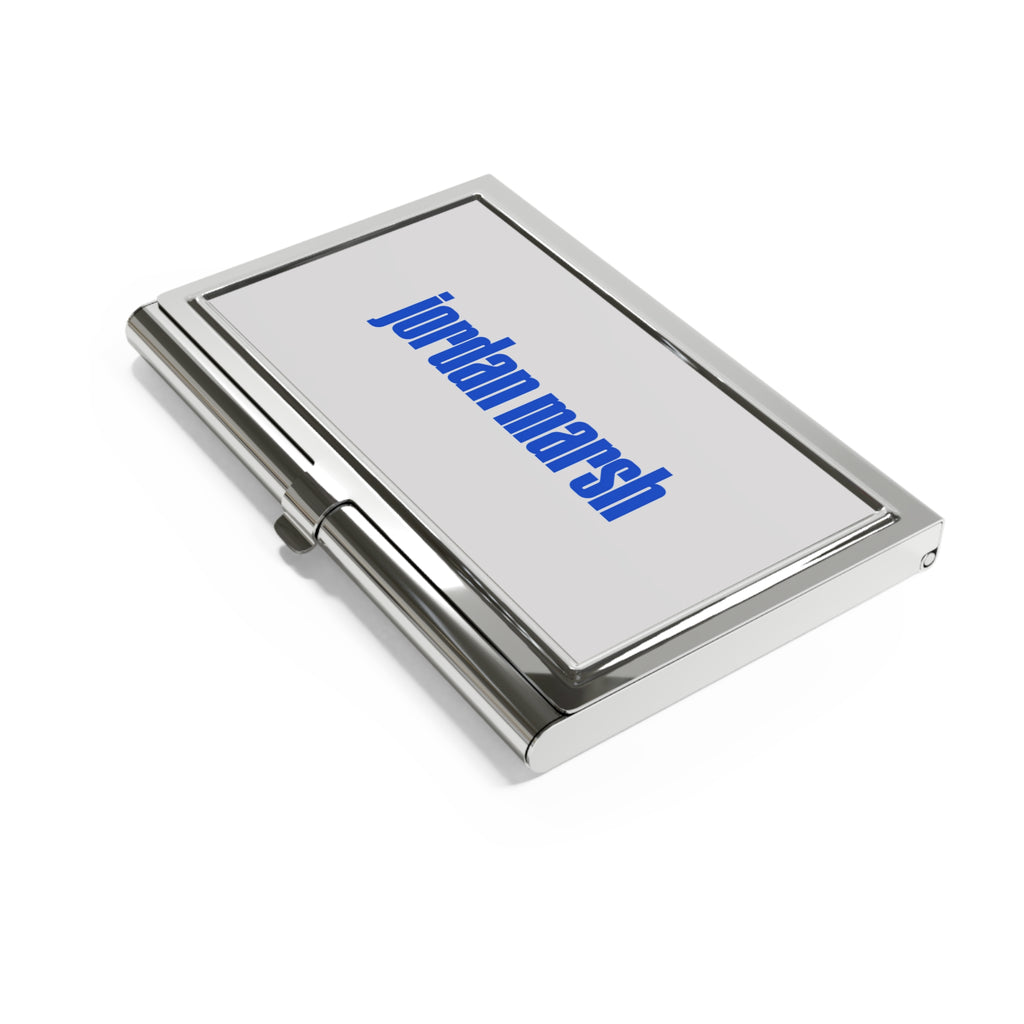 Jordan Marsh Metal Business Card Holder