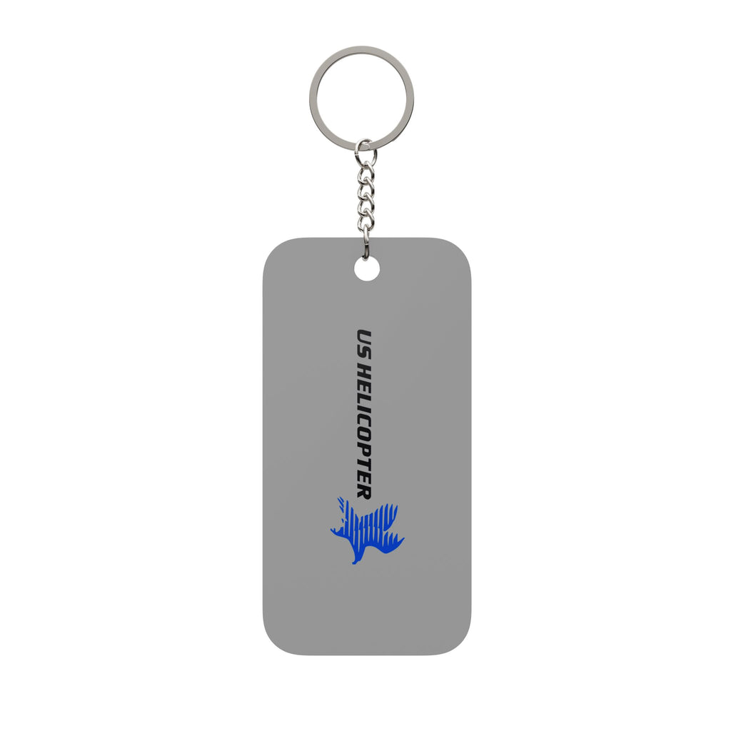 US Helicopter Double-Sided Keychain Charm