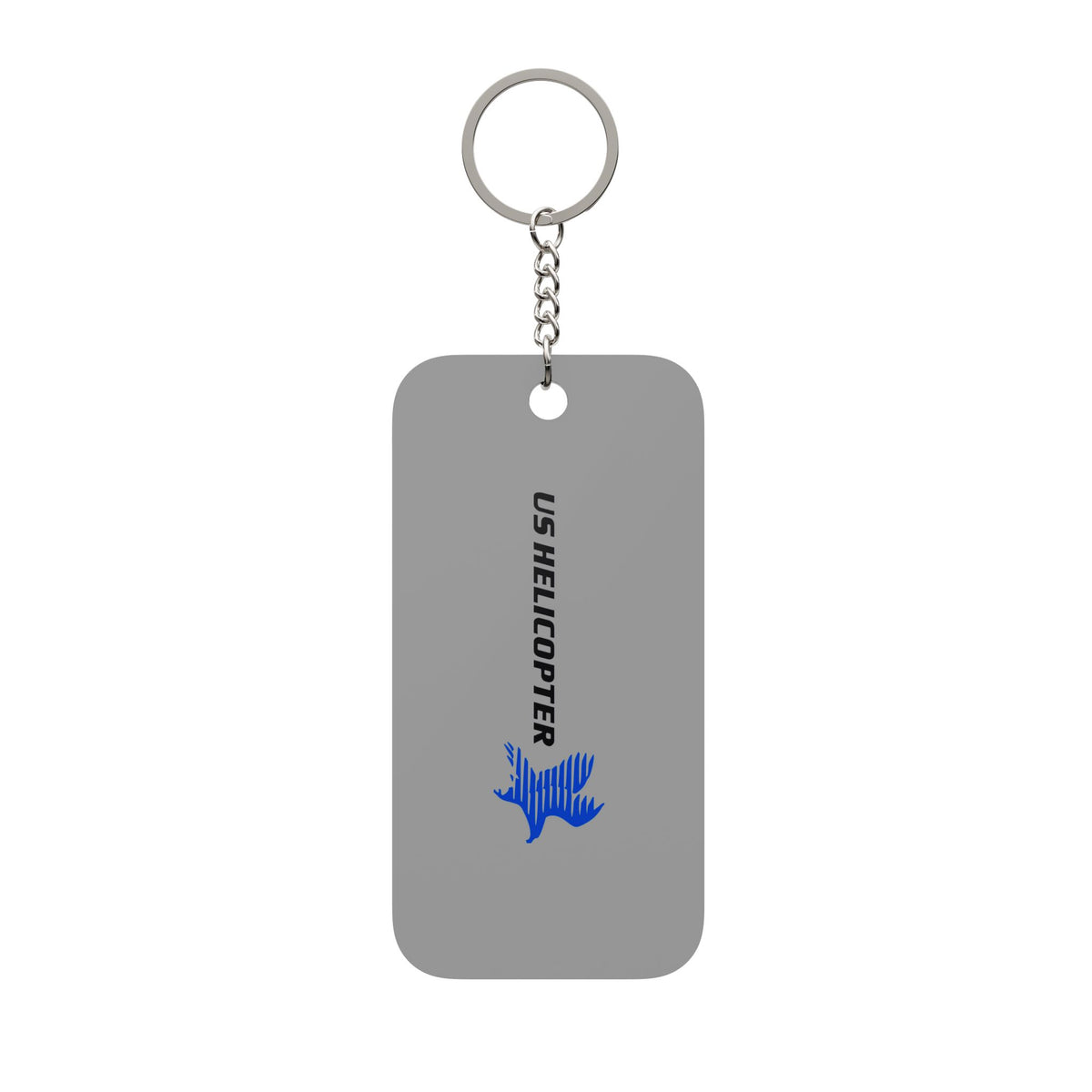 US Helicopter Double-Sided Keychain Charm