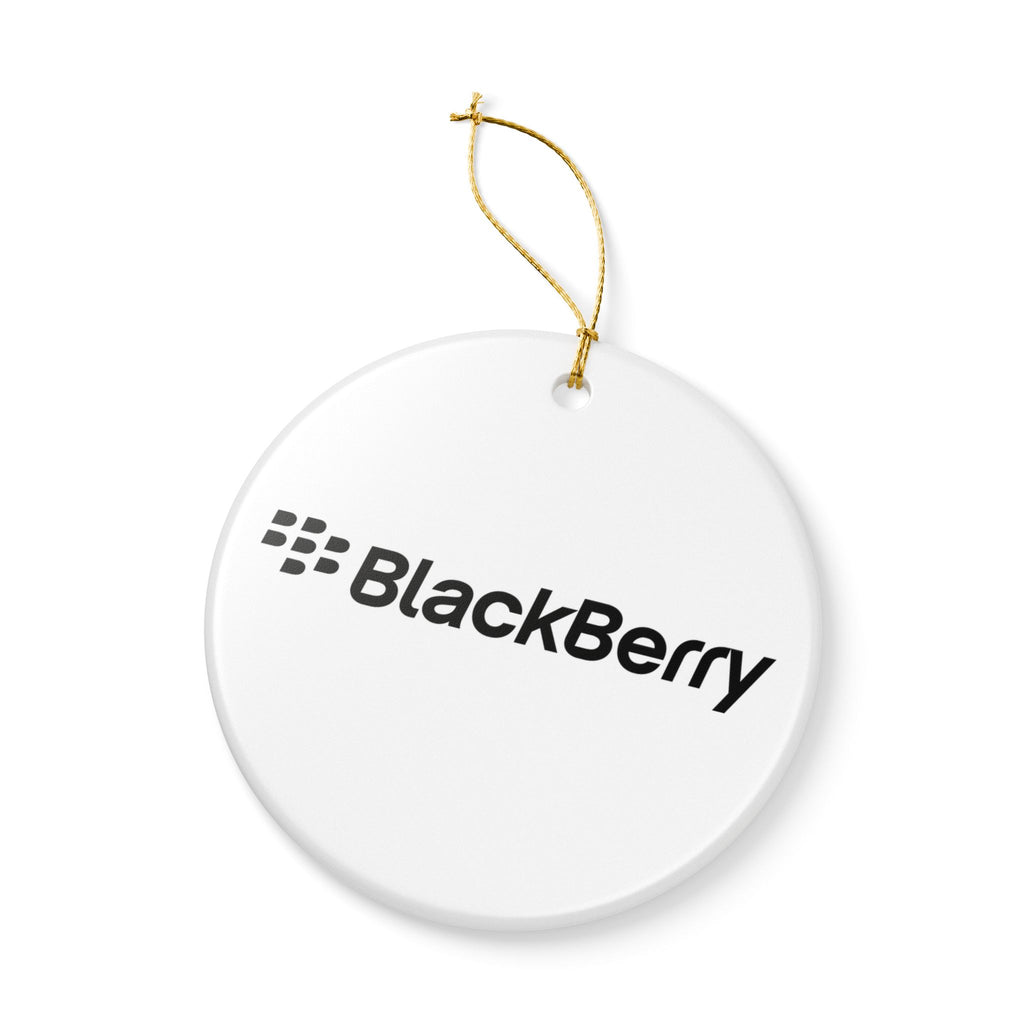 BlackBerry Ceramic Ornament