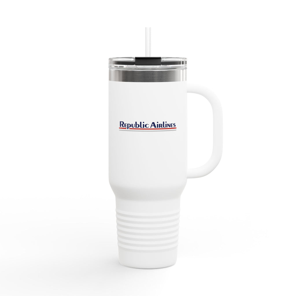 Republic Airlines 40oz Insulated Travel Mug Stainless Tumbler
