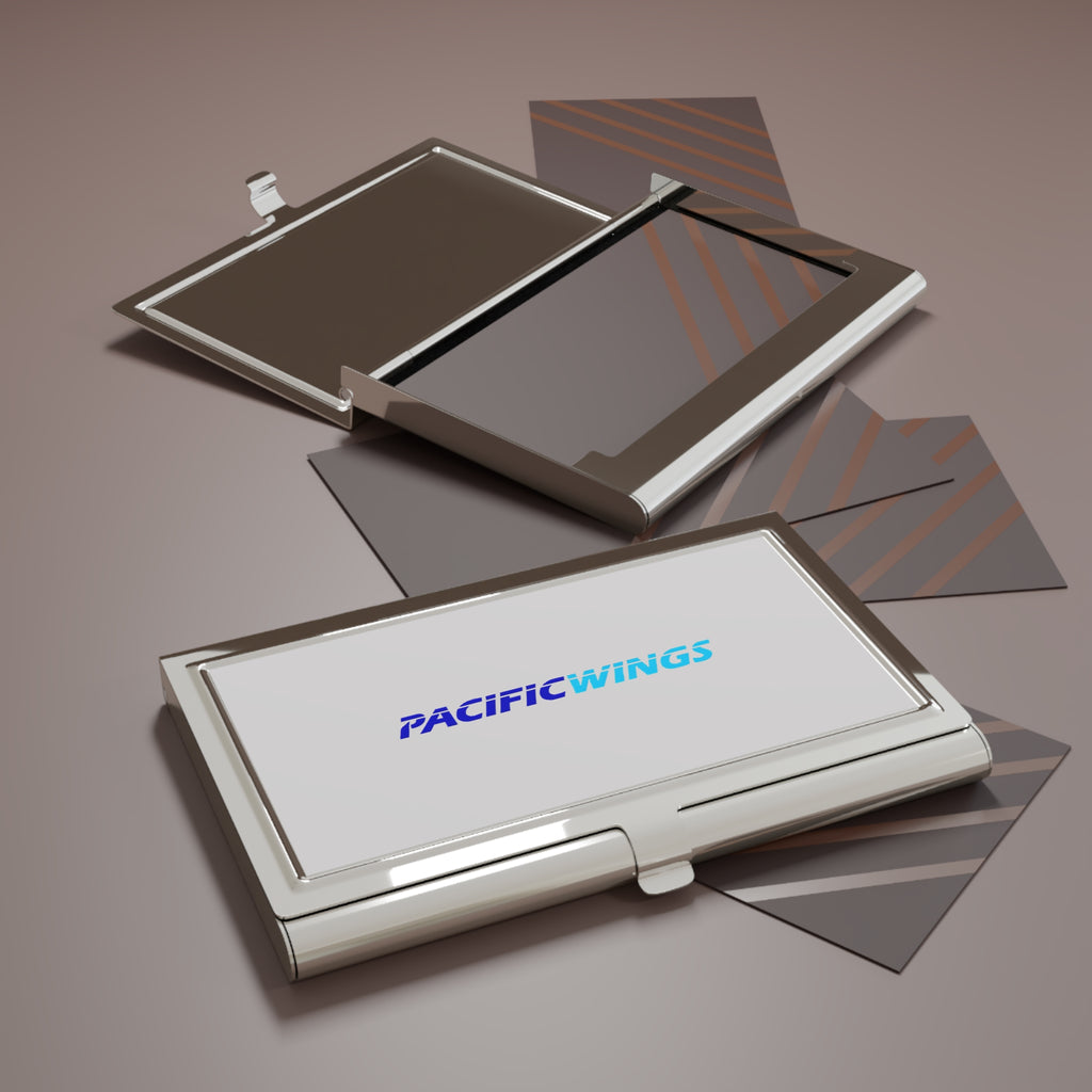 Pacific Wings Metal Business Card Holder