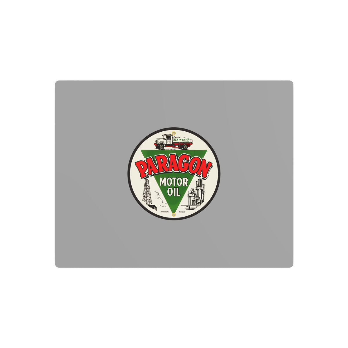 Paragon Oil Metal Sign