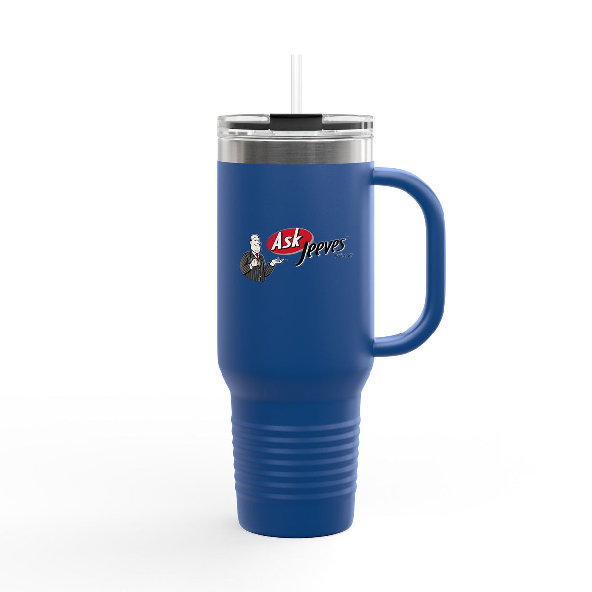 Ask Jeeves 40oz Insulated Travel Mug Stainless Tumbler
