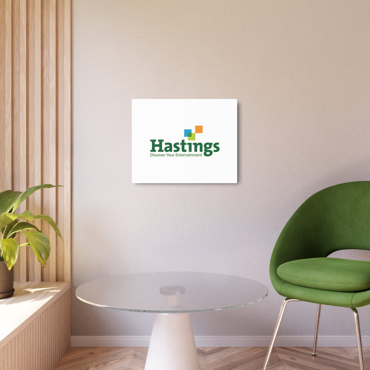 Hastings Entertainment Metal Sign