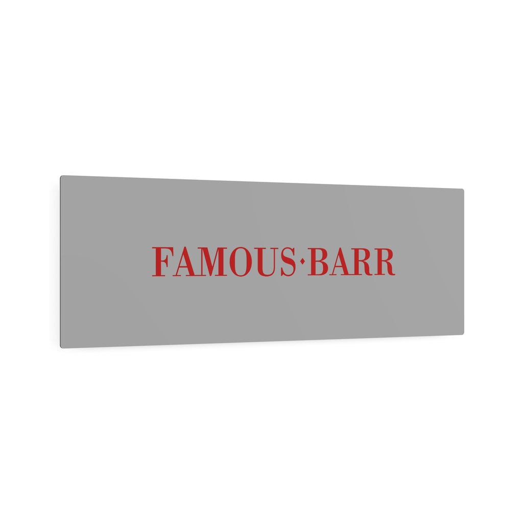 Famous-Barr Metal Sign