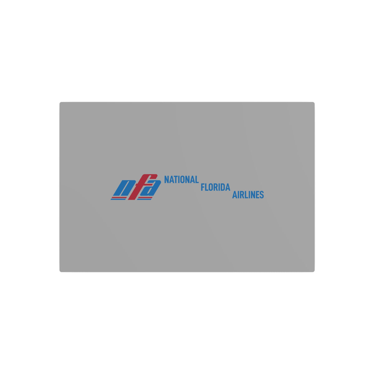 National Florida Airlines Metal Sign