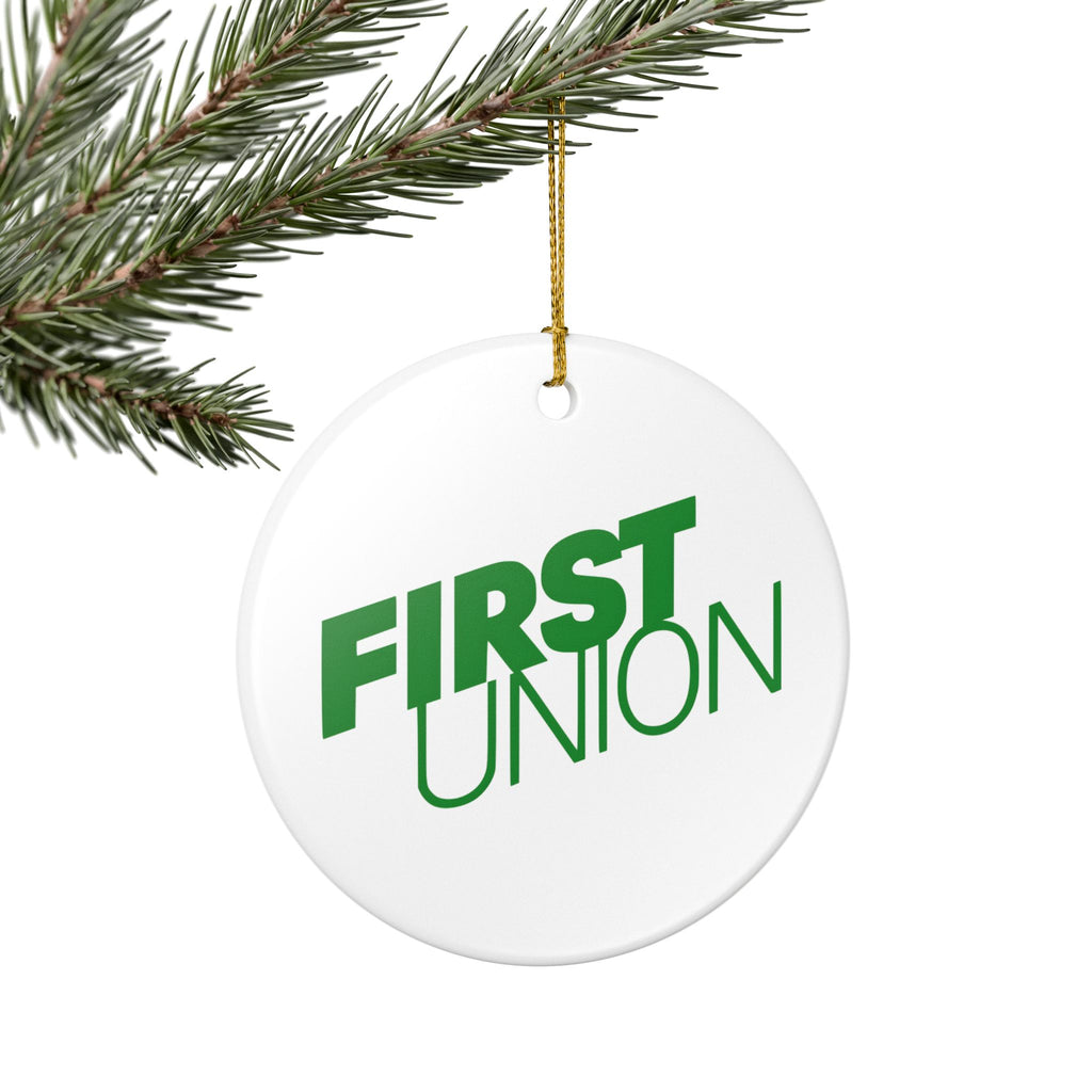 First Union Ceramic Ornament