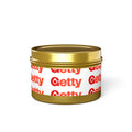 Getty Oil Tin Candle